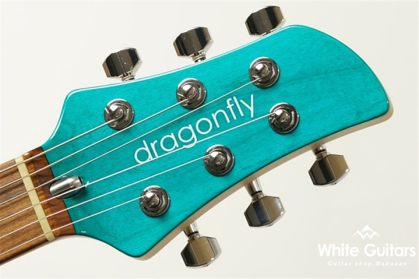 Border Custom 666 Quilted Maple Top Mahogany Back - Borabora Blue